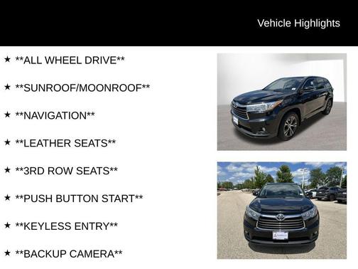 2016 Toyota Highlander XLE