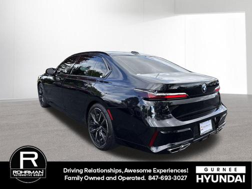 Black Sapphire Metallic 2024 BMW 760 760i xDrive