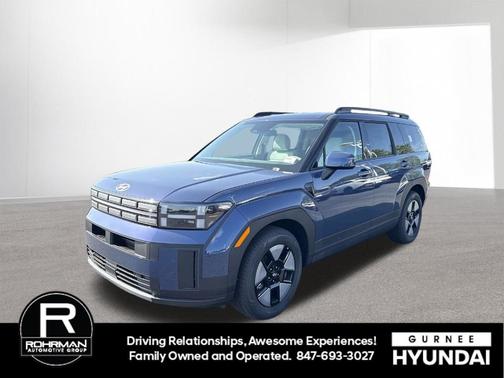Atlantic Blue 2026 Hyundai SANTA FE HEV SEL