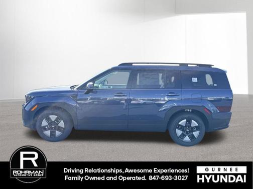 Atlantic Blue 2026 Hyundai SANTA FE HEV SEL
