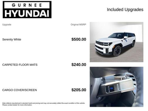 White 2026 Hyundai SANTA FE SE