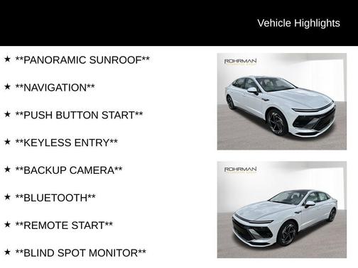 2025 Hyundai SONATA SEL Convenience