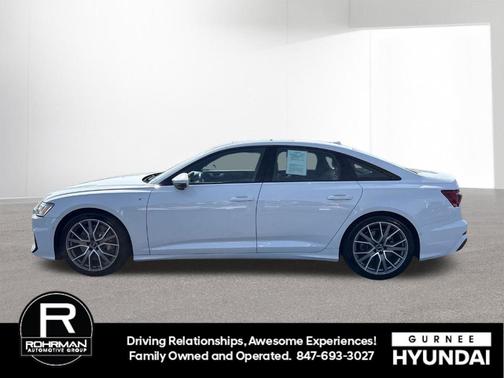 Glacier White Metallic 2022 Audi A6 55 Premium Plus