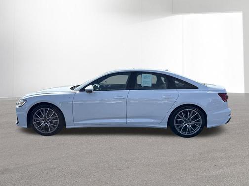 Glacier White Metallic 2022 Audi A6 55 Premium Plus