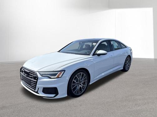 Glacier White Metallic 2022 Audi A6 55 Premium Plus