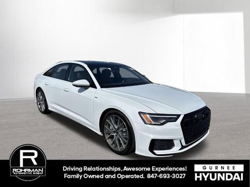 Glacier White Metallic 2022 Audi A6 55 Premium Plus