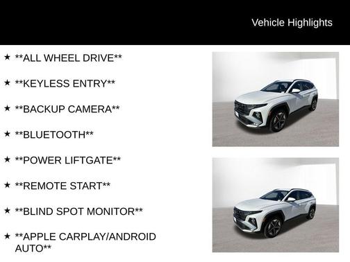 2025 Hyundai TUCSON SEL
