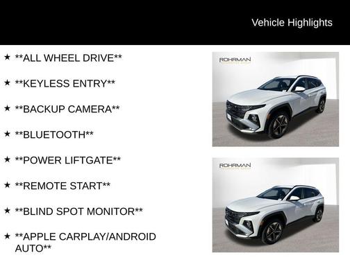 2025 Hyundai TUCSON SEL