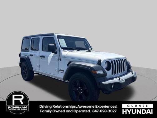 Bright White Clearcoat 2019 Jeep Wrangler Unlimited Sport