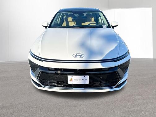 White 2026 Hyundai SONATA Hybrid Limited