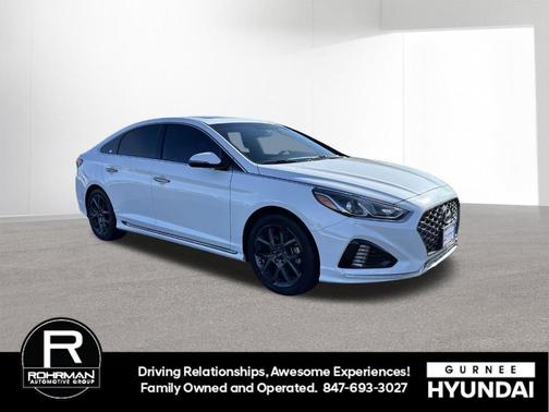 Quartz White Pearl 2018 Hyundai SONATA Sport 2.0T