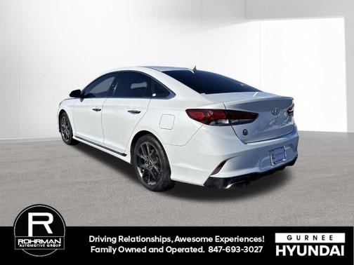 Quartz White Pearl 2018 Hyundai SONATA Sport 2.0T