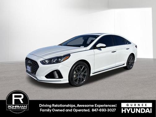 Quartz White Pearl 2018 Hyundai SONATA Sport 2.0T