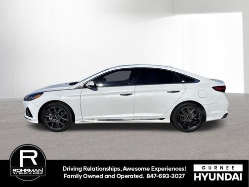 Quartz White Pearl 2018 Hyundai SONATA Sport 2.0T