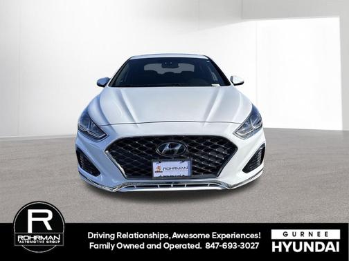 Quartz White Pearl 2018 Hyundai SONATA Sport 2.0T