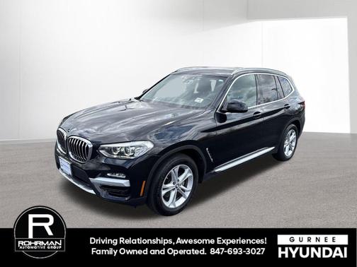 Black Sapphire Metallic 2019 BMW X3 xDrive30i