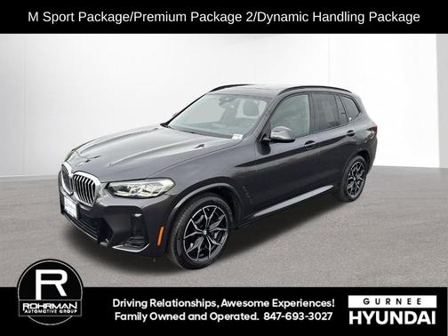 Dark Graphite Metallic 2022 BMW X3 xDrive30i