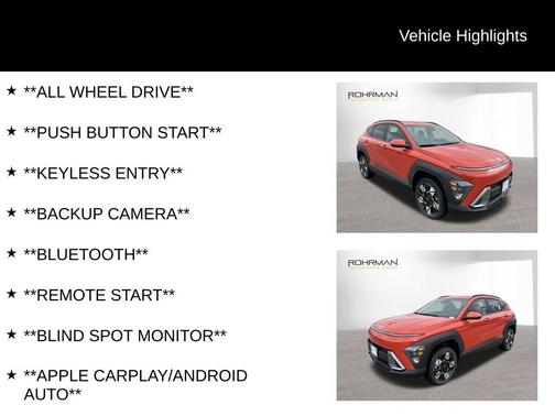 2025 Hyundai KONA SEL Convenience