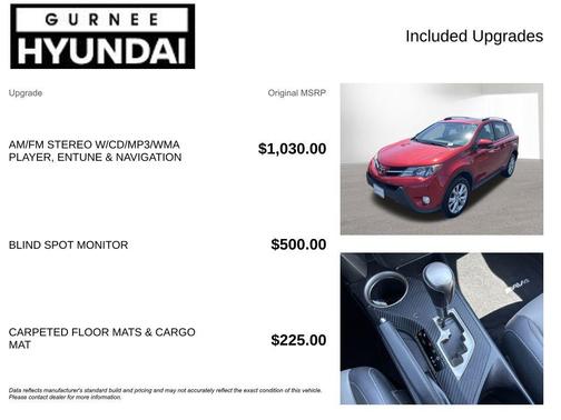 Barcelona Red Metallic 2013 Toyota RAV4 Limited