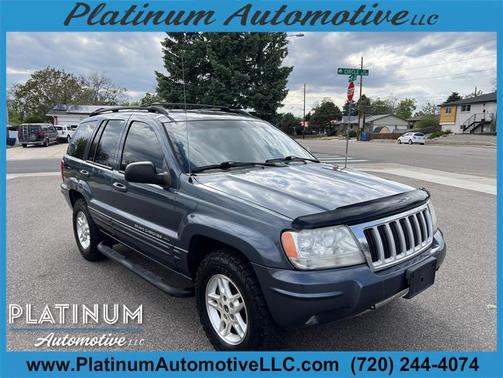 Blue 2004 Jeep Grand Cherokee Limited