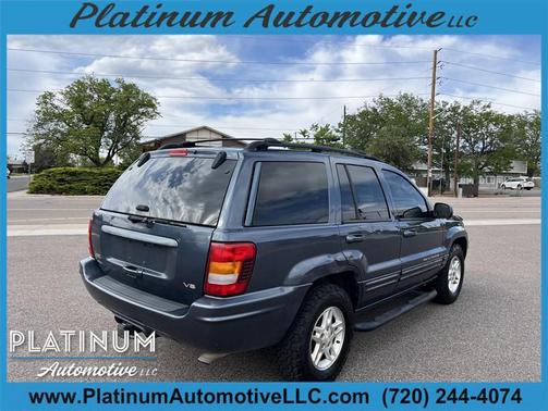 Blue 2004 Jeep Grand Cherokee Limited