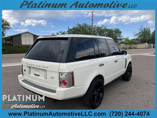 Off White 2009 Land Rover Range Rover HSE