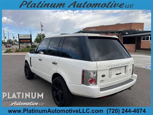 Off White 2009 Land Rover Range Rover HSE