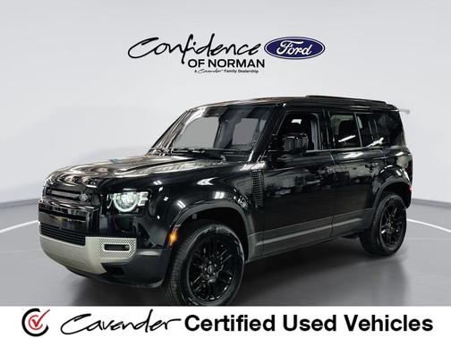 Santorini Black 2025 Land Rover Defender P300