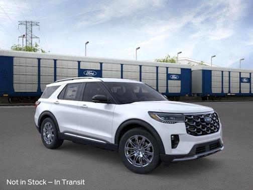 Star White 2026 Ford Explorer Platinum