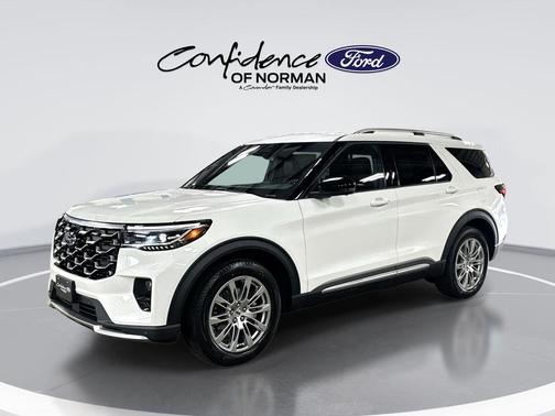 Star White 2026 Ford Explorer Platinum