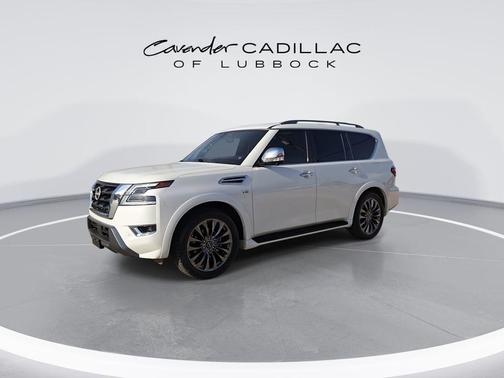 Aspen White 2022 Nissan Armada Platinum
