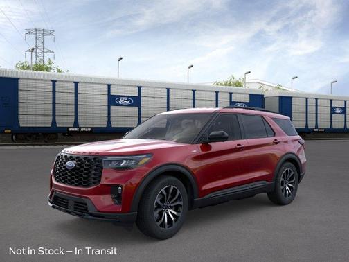 Rapid Red Metallic Tinted Clearcoat 2026 Ford Explorer ST-Line