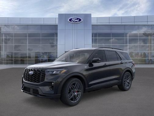 Agate Black Metallic 2026 Ford Explorer ST-Line