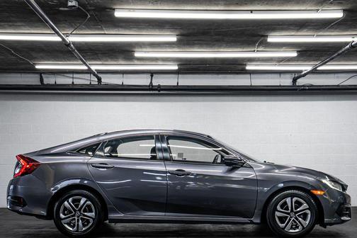 Modern Steel Metallic 2017 Honda Civic LX