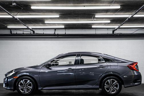 Modern Steel Metallic 2017 Honda Civic LX