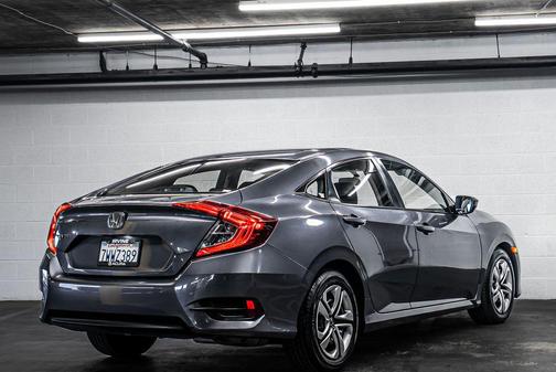 Modern Steel Metallic 2017 Honda Civic LX