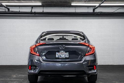 Modern Steel Metallic 2017 Honda Civic LX