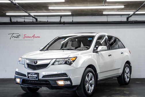 Aspen White Pearl 2011 Acura MDX 3.7L Technology