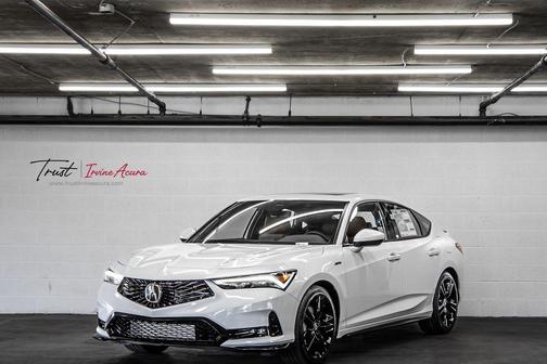 Platinum White Pearl 2026 Acura Integra FWD A-Spec