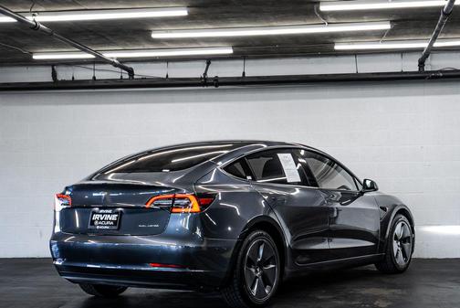 Magnetic Metallic 2021 Tesla Model 3 Long Range