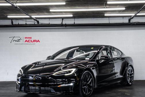 Solid Black 2021 Tesla Model S Long Range