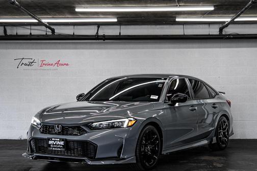 Gray 2026 Honda Civic Hybrid Sport