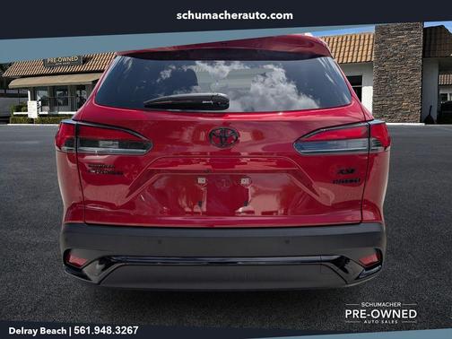 Barcelona Red Metallic 2023 Toyota Corolla Cross Hybrid XSE