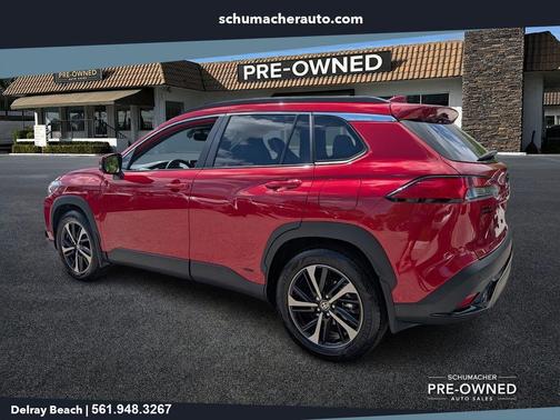 Barcelona Red Metallic 2023 Toyota Corolla Cross Hybrid XSE