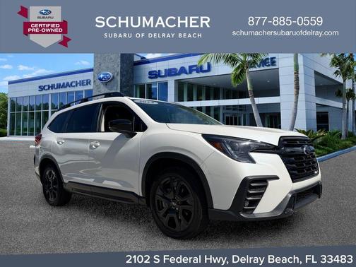 Crystal White Pearl 2024 Subaru Ascent Onyx Edition Limited
