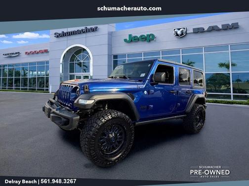 Ocean Blue Metallic 2020 Jeep Wrangler Unlimited Sport
