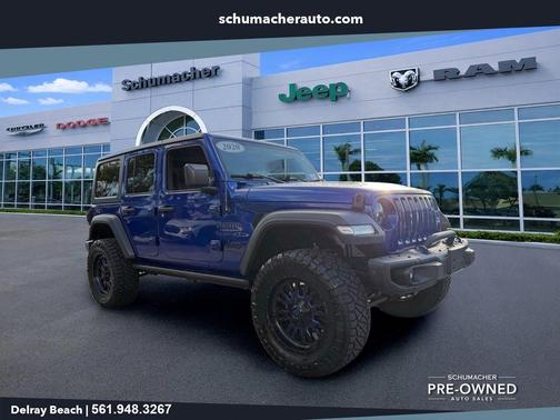 Ocean Blue Metallic 2020 Jeep Wrangler Unlimited Sport
