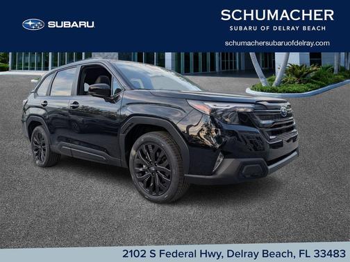 Crystal Black Silica 2026 Subaru Forester Sport