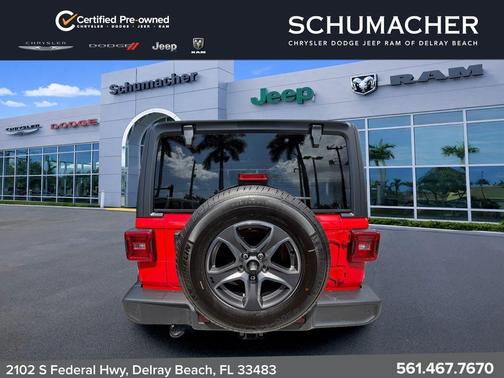 Firecracker Red Clearcoat 2023 Jeep Wrangler Sport