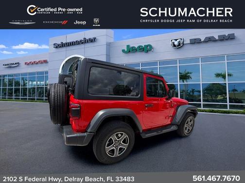 Firecracker Red Clearcoat 2023 Jeep Wrangler Sport